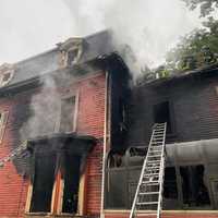 (DEVELOPING) Firefighters Battle Three-Story Home Blaze In Boston
