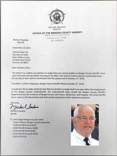 Saudino Says He Hasn't Resigned Yet, Even Though He, Undersheriffs Turned In Guns, Badges, Cars