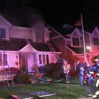 <p>A dog was rescued and no injuries were reported in the fire on Alberta Drive in Saddle Brook.</p>