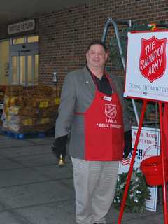 Newtown Rep. Bolinksy Raises Money For Salvation Army