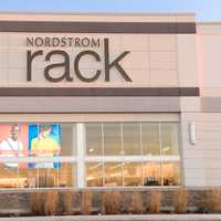 <p>The exterior of a Nordstrom Rack store.</p>