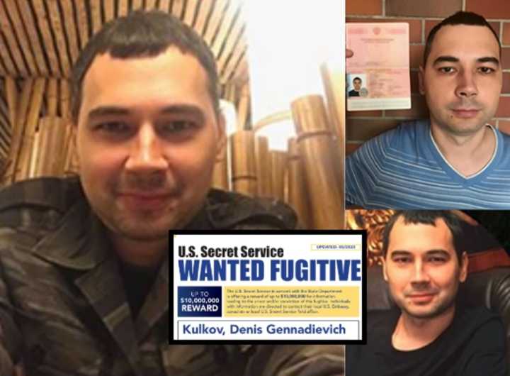 The US Secret Service is offering a $10 million reward leading to the arrest and indictment of Denis Gennadievich Kulkov.