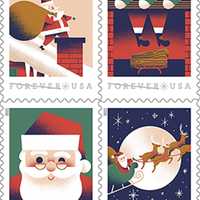 USPS Releases Info On Holiday Prices, Deadlines, Unveils Santa Claus Stamps