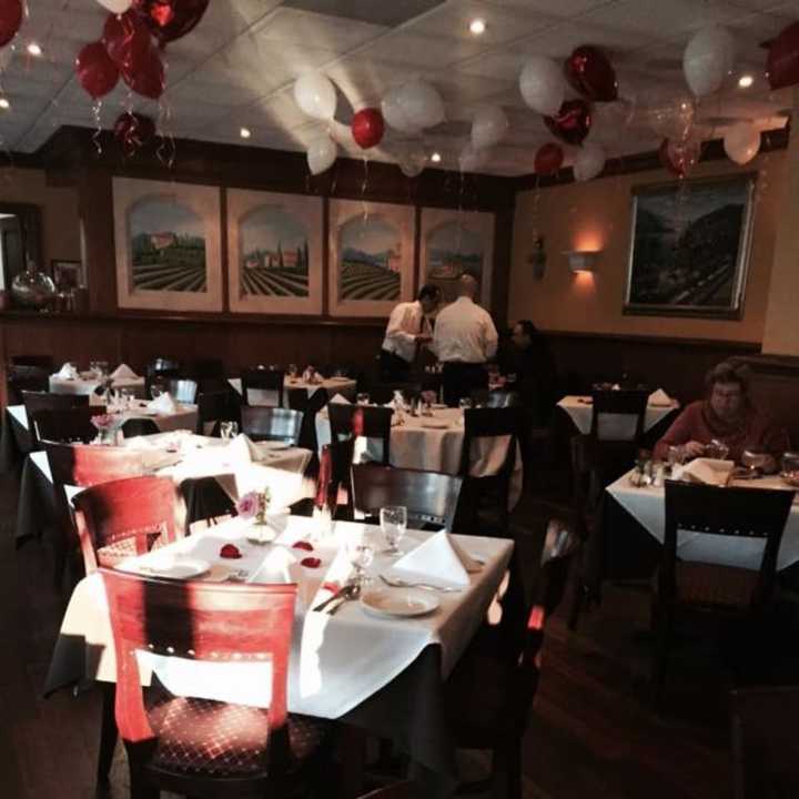 Scaramella&#x27;s newly renovated dinning room. The Italian restaurant in Dobbs Ferry is family-owned and has been operating for nearly 25 years.