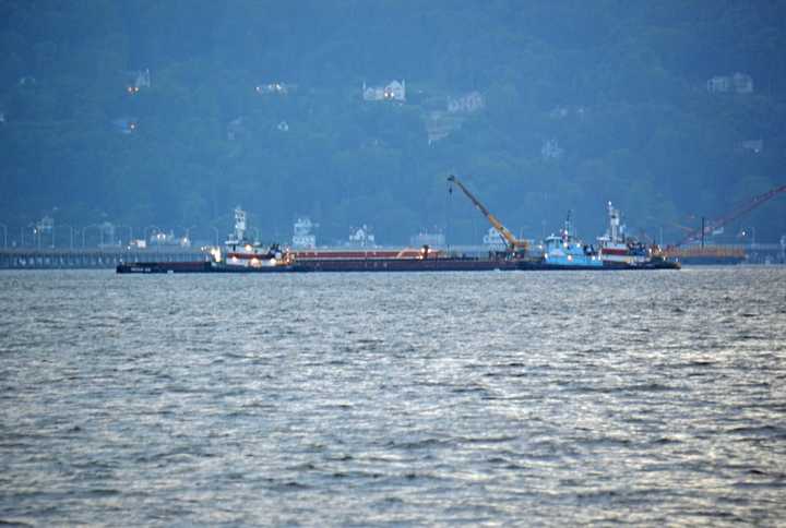 A look at the Hudson River near the Tappan Zee Bridge.