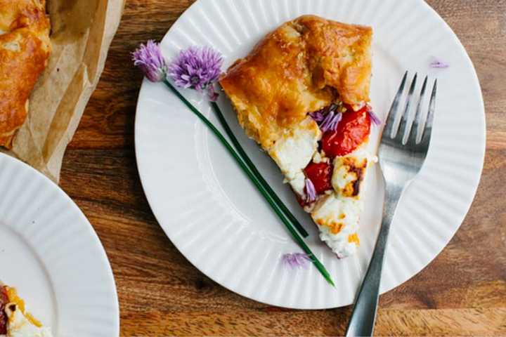 Enjoy Summer's Harvest With A Roasted Tomato Leek Tart 