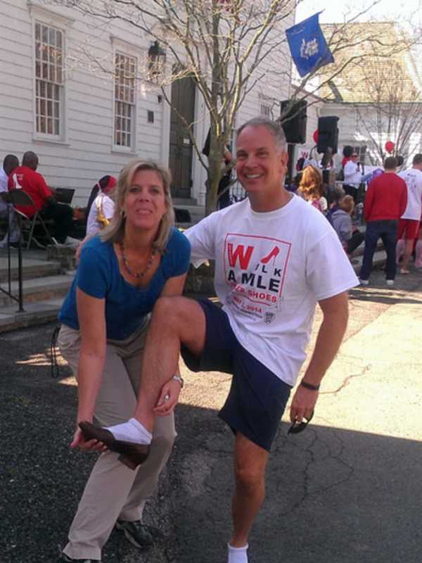 Darien First Responders Walking In Heels To Fight Domestic Violence