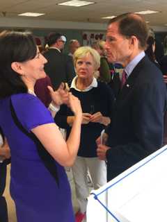 Blumenthal Makes Pitch In Stamford For U.S. To Do More For Refugees