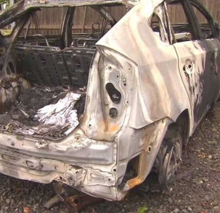 A man was pulled from his burning car Wednesday morning by dood Samaritans after an accident on Sprain Brook Parkway. 