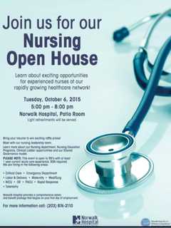 Norwalk Hospital Hosts Open House For Nurses On Oct. 6