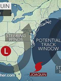 Joaquin Veers Eastward But White Plains Will Still See Heavy Rain