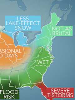 Winter Won't Be 'As Brutal' In White Plains, New Longterm Forecast Reveals