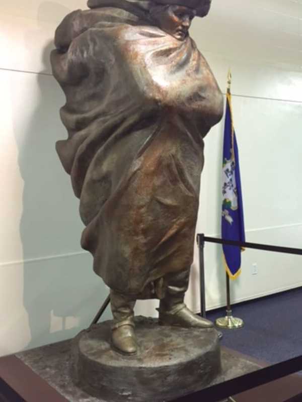 Wilton Dedicates Sculpture Of George Washington Created By Local Artist