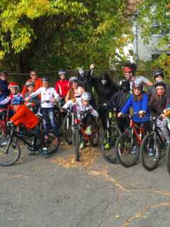 'Zombie Bike Ride' Hits The Road Around Greenwich Point For Halloween