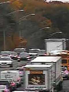 One Injured In Fiery Car-Truck Collision On I-95