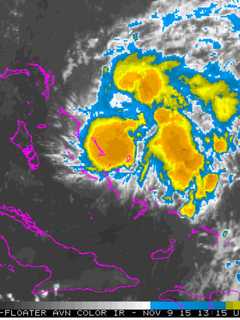 Tropical Storm Kate Strengthens Off Atlantic Coast