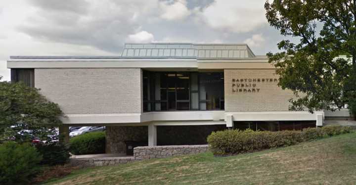 A landscaping project was recognized with the the Yellow Rose Award at Eastchester Public Library