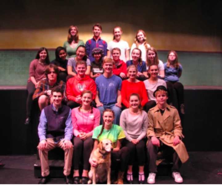 The cast of &#x27;Annie&#x27; at The New Canaan High School Theatre Department.