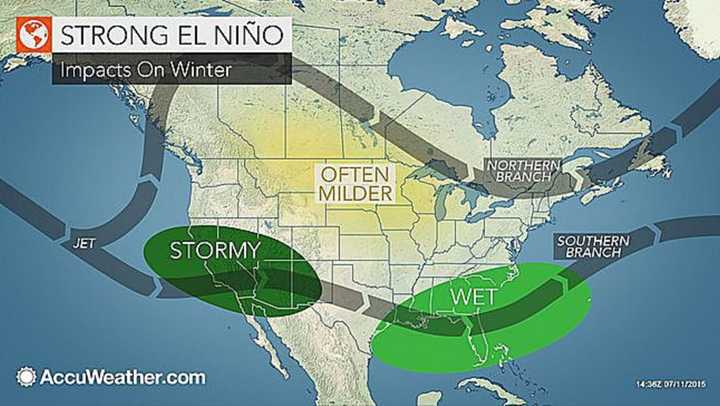 A look at the expected winter impact of the strong El Niño.