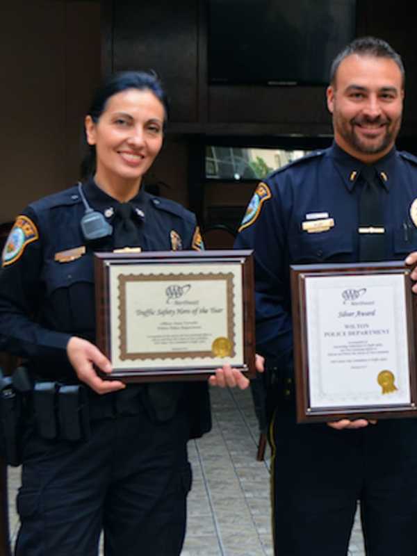 AAA Northeast Honors Wilton Police For Traffic Safety Achievements