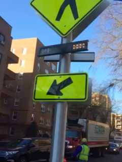 Flashing Crosswalk Debuts on E. Hartsdale Avenue 