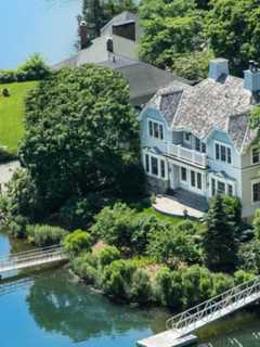 Low-Maintenance Darien Colonial Offers Easy Water Access, Gorgeous Views