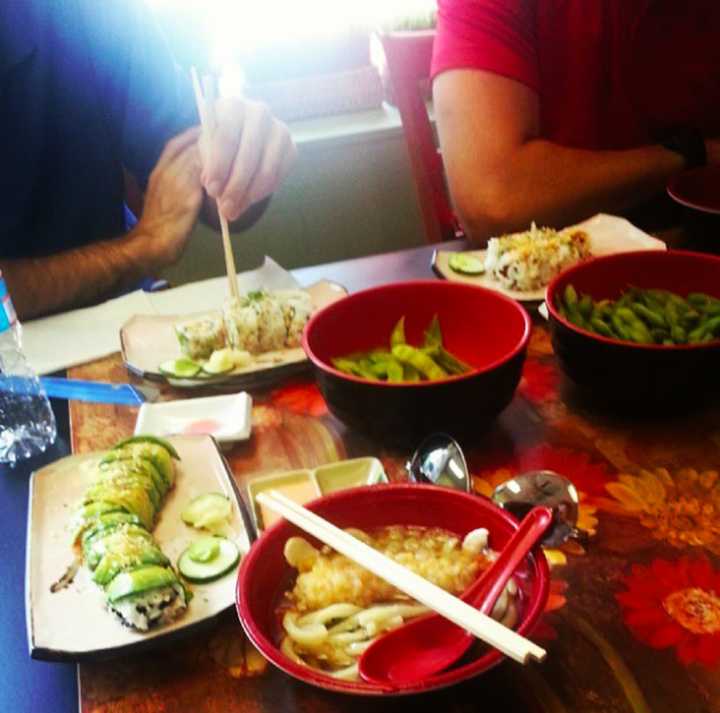 Diners have a lot on their plate at Kurumi in Hawthorne. 