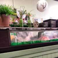 <p>Sushi area at Kurumi. </p>
