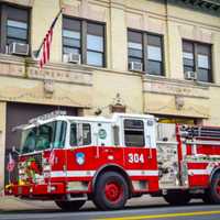 <p>New Engine 304 was unveiled at Fire Station 4 on Radford Street in Yonkers. </p>