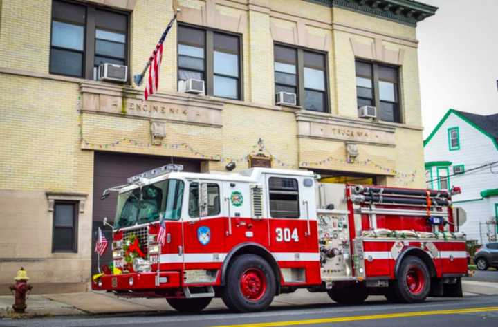 New Engine 304 was unveiled at Fire Station 4 on Radford Street in Yonkers. 