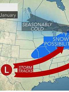 Lingering Cold Could Lead To Snowstorms In January's Last Weeks