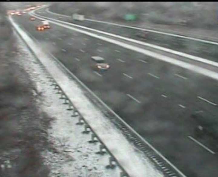 A look at I-87 just south of Interchange 15A in Suffern on Monday morning just before 7:30 a.m.