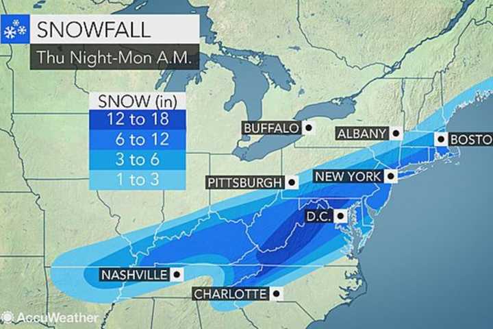 Potentially Major Storm Heading Closer To Armonk