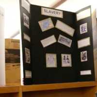 <p>Pelham Middle School students honored National History Day by creatively showing what they have learned about the past.</p>