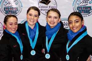 Skaters From Stamford Help Shadows Win Silver Medal At Sectionals