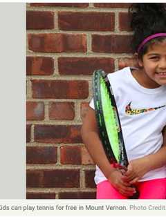 Kids Can Play Tennis For Free In Mount Vernon