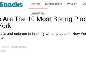 Rockland Has Two Of State's 'Most Boring' Towns, Website Says