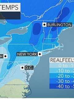Polar Vortex Brings Deep Weekend Freeze To Yorktown