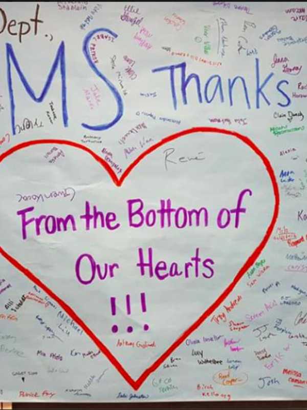 Easton Police Receive Big Thank-You From Helen Keller Students