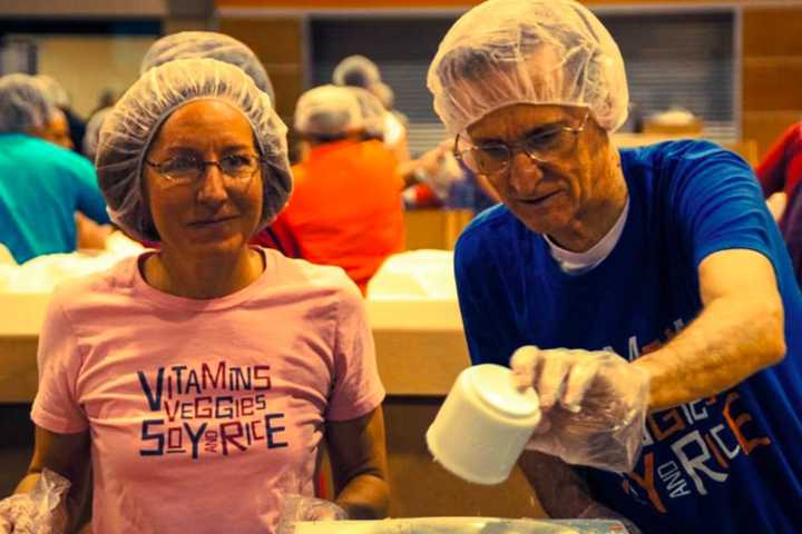 'Stop Hunger Now' Meal Packing At Pascack Hills High School