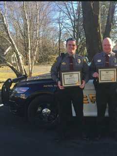 Ridgefield Officers Receive AAA Traffic Safety Award