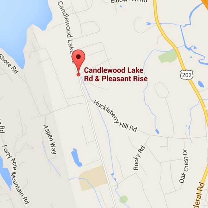 Candlewood Lake Road in Brookfield is closed just north of St. Marguerite Bourgeoys Church.