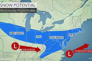 Snow Could Make For Slick Friday Commute In Yorktown