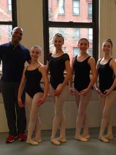 Dancers From Brewster Take Master Class At Ballet Academy In NYC