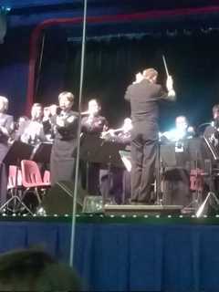 U.S. Navy Band Performs At Mid-Hudson Civic Center In Poughkeepsie