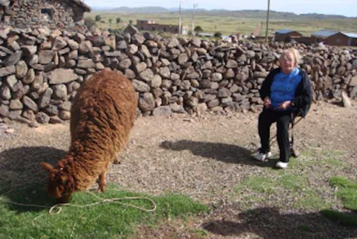 Andrea Holmes of Paramus in Peru.