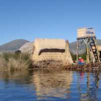 <p>&quot;The &#x27;totora&#x27; are dense roots support the top layer, which rots and must be replaced regularly by stacking more reeds on top of the layer beneath. The surface of the islands is uneven, thin it is like walking on a waterbed.&quot;</p>