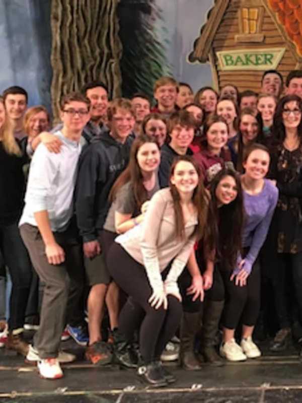Tony Winner Joanna Gleason Visits 'Into The Woods' Cast At New Canaan High
