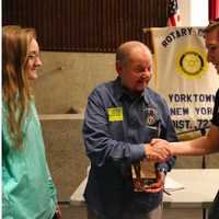 <p>History students at Lakeland High School in Shrub Oak received a visit to the school by World War II Veteran Dave Mann this week.</p>