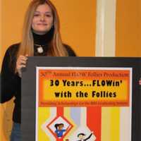 <p>Ramapo High&#x27;s Hailey Meyer won the FLOW Follies poster contest.</p>